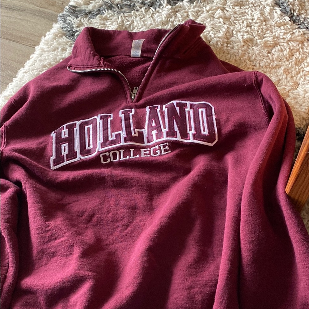 SOLD Holland College Half-Zip Sweatshirt